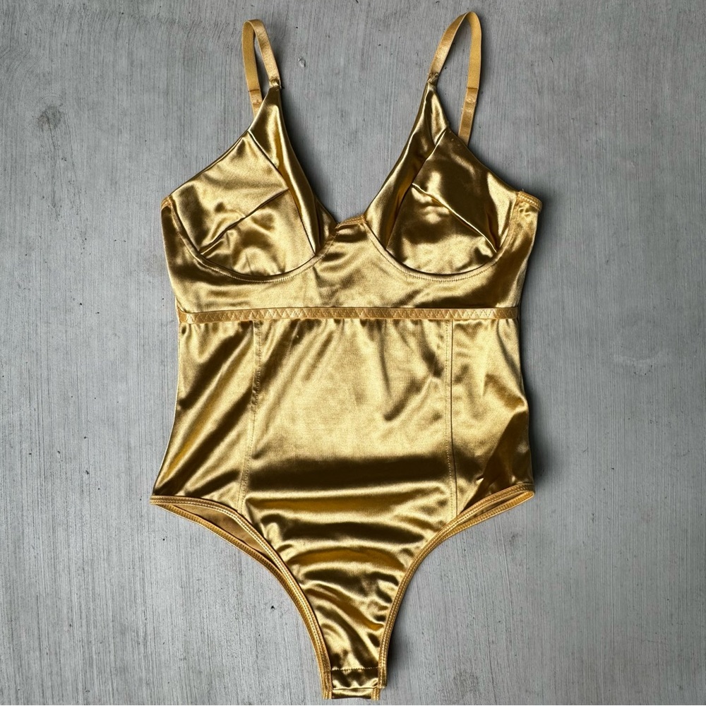 Gold Body Suit Size Small